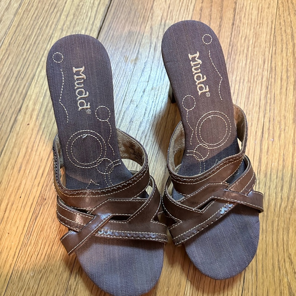 Y2K - 1990s Vintage Mudd Womens Heel Sandal - Picture 5 of 5